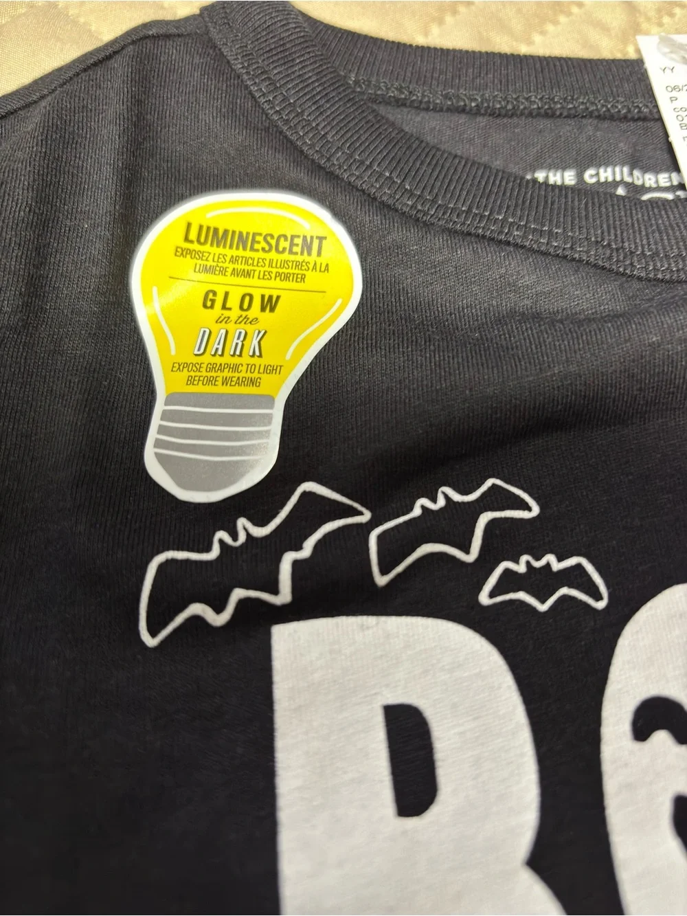 Children’s Place 2T Glow in the Dark Boo Crew tee